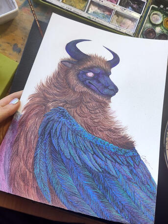 Tilted to showcase multichrome effect